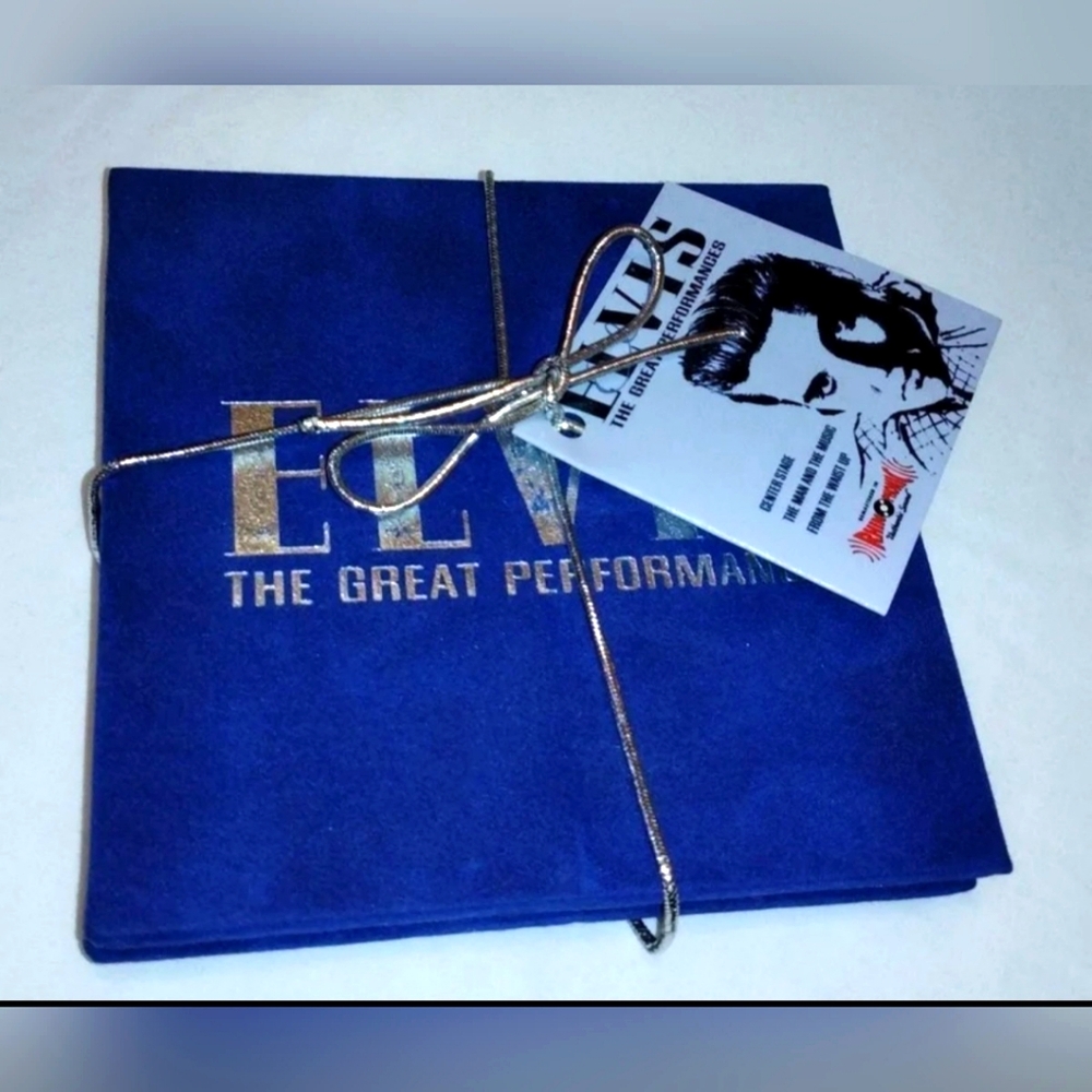 Elvis "Blue Suede" Coasters, two, RARE COLLECTIBLE NWT
